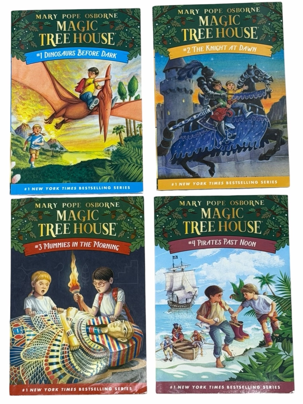 Magic Tree House Book Lot - Mary Pope Osborne (Colorful Illustrated Covers)